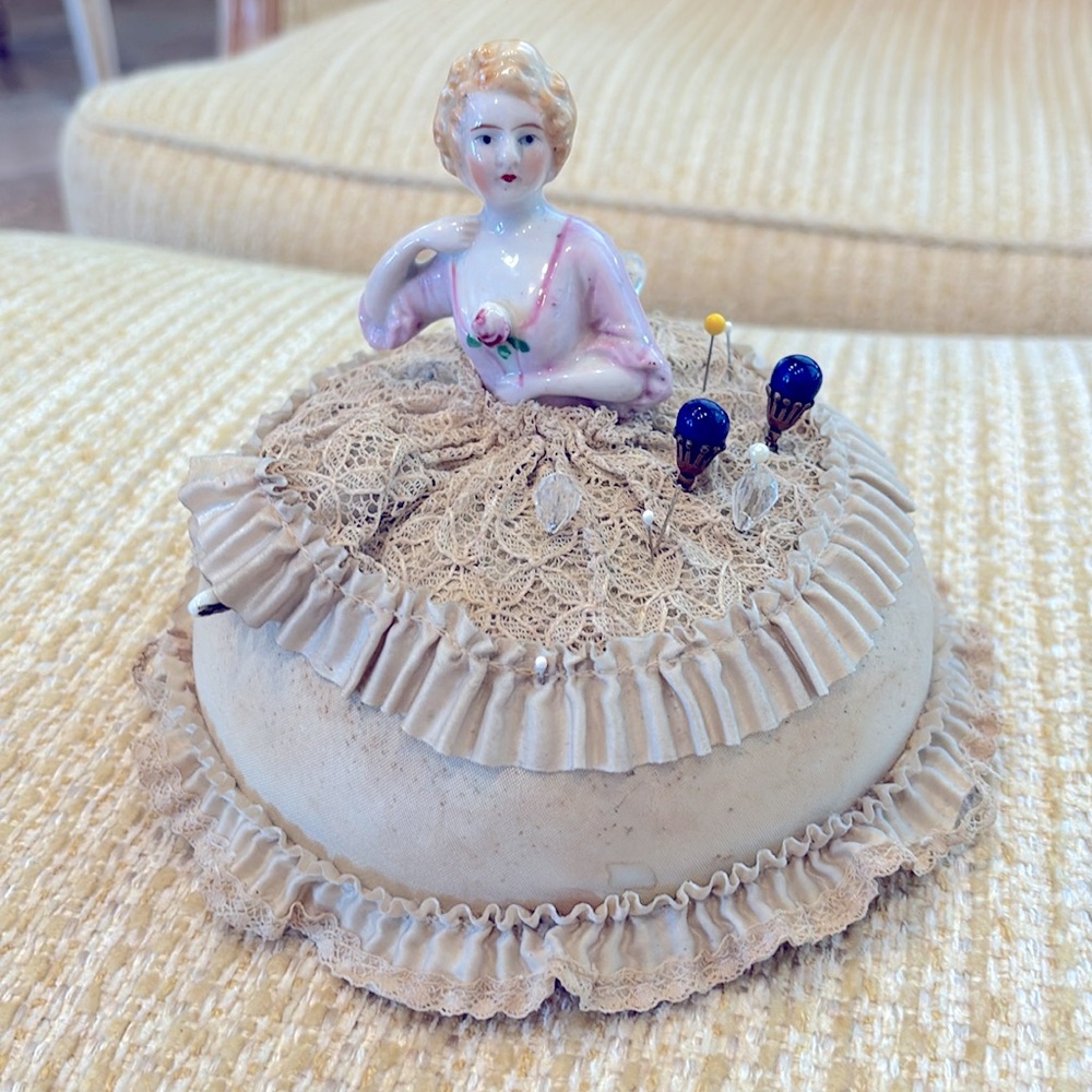Antique push pin doll